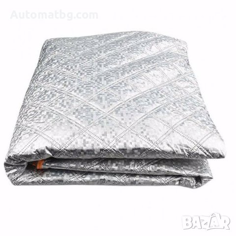 Покривало за предно стъкло Automat, За автомобил, 150/99см, Сив, снимка 4 - Аксесоари и консумативи - 38698527