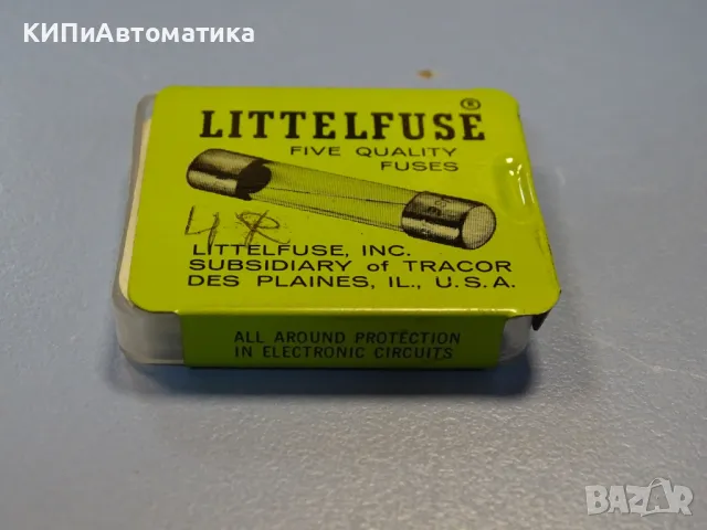 микро предпазител Littelfuse TRACOR micro 1-1/2A 243 Five Quality Fuses 125V AC/DC, снимка 6 - Резервни части за машини - 49282809
