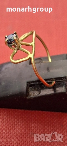Златен пръстен 18 к, снимка 4 - Пръстени - 52787992