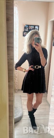 Плътна кафява рокля, снимка 6 - Рокли - 42946988