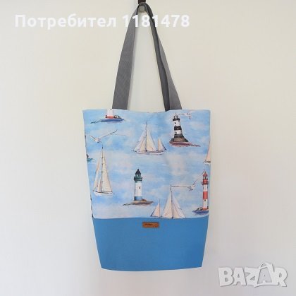 Чанта тип торба с подплата ръчна изработка, снимка 17 - Чанти - 31394877