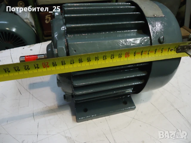 Трифазен ел.мотор 400W - 1400 об/м., снимка 5 - Електродвигатели - 50957790