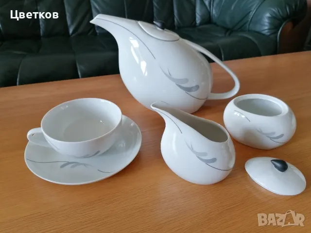 Сервиз за чай за 12 човека "Scherzer Bavaria", снимка 5 - Антикварни и старинни предмети - 49617428