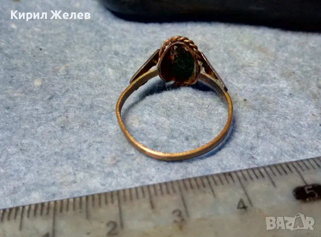 Старинен МЕДЕН ПРЪСТЕН МАЙСТОРСКА ИЗРАБОТКА РЪЧНО ГРАВИРАН 47969, снимка 9 - Антикварни и старинни предмети - 49001410
