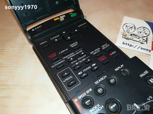 sony rmt-v146e vhs vtr/tv remote germany 1706211401, снимка 4 - Дистанционни - 33247049