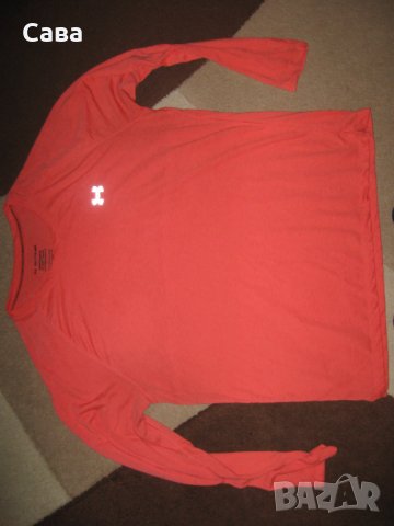 Тениски UNDER ARMOUR  мъжки,ХЛ-2ХЛ /черна и оранж/, снимка 2 - Спортни дрехи, екипи - 38298683