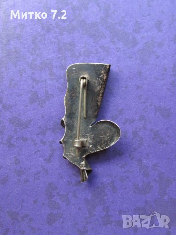 Стара сребърна брошка 8, снимка 3 - Колиета, медальони, синджири - 28024813