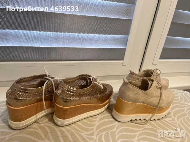Дамски ежедневни обувки на платформа. , снимка 2 - Маратонки - 52263538