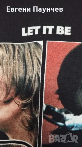 Мъжка тениска на The Beatles в размер XL черен цвят , снимка 3 - Тениски - 50387912