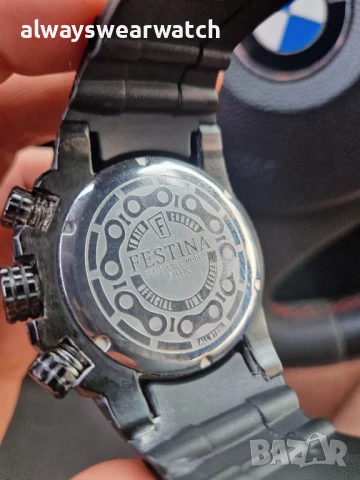 Festina Chrono Bike Black Limited Edition Chrono / Часовник Фестина Хроно Байк Лимитирана серия, снимка 6 - Мъжки - 51403994