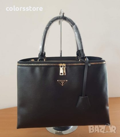 Черна чанта Pr@@da код SG 107, снимка 3 - Чанти - 34024050