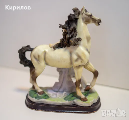 Старинна ръчно рисувана порцеланова фигура полуголо момиче, порцелан, статуя, статуетка , снимка 4 - Антикварни и старинни предмети - 48280920