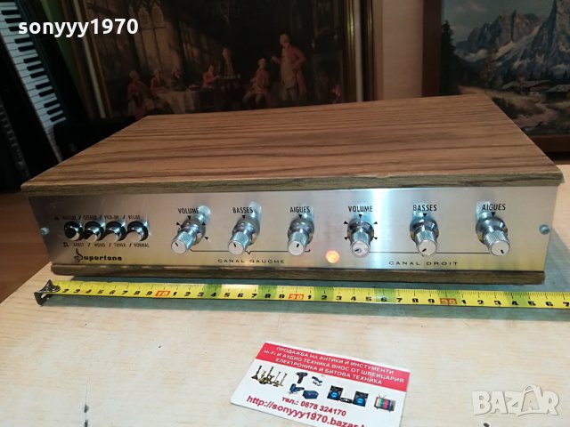 SOLD OUT-supertone-retro amplifier-france 1505212049, снимка 8 - Ресийвъри, усилватели, смесителни пултове - 32887826