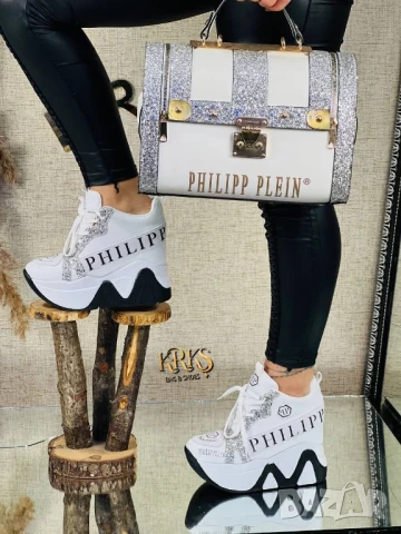 дамски маратонки philipp plein , снимка 6 - Маратонки - 50761686