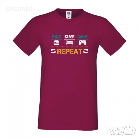 Мъжка тениска Game 3,Eat,Sleep,Game,Anime,Repeat,Ядене,Спане,Геймс,Подарък,Повторение,Празник,Игри, снимка 8 - Тениски - 36419092