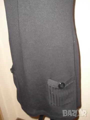 Рокля / туника - плетиво в черно, снимка 7 - Рокли - 49169873