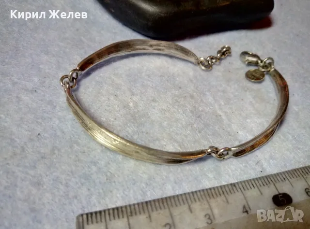 СТИЛНА ВИНТИДЖ АРТ СРЕБЪРНА ГРИВНА СРЕБРО DENMARK 925 S МАРКОВО АВТОРСКО БИЖУ РЪЧНА РАБОТА 49284, снимка 9 - Гривни - 48492685