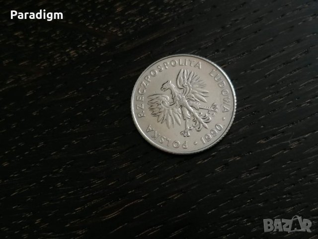 Монета - Полша - 20 злоти | 1990г., снимка 2 - Нумизматика и бонистика - 28343036