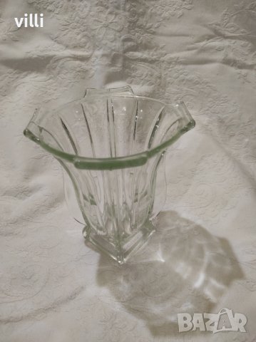 Стъклена ваза, снимка 2 - Вази - 39481209