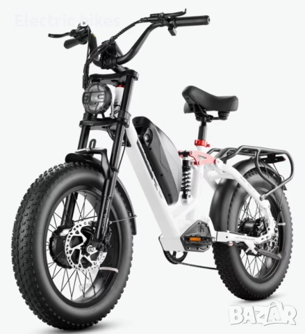 Електрически велосипед Eahora LUNA II – 48V 20Ah | 1000W, Fat Bike 20", снимка 4 - Велосипеди - 53171508