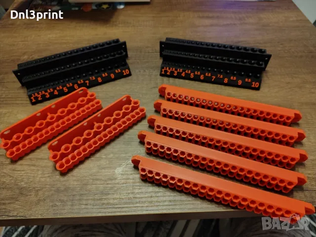 Стойка за битове и накрайници 40бр.(стенен монтаж), снимка 2 - Други инструменти - 46751548