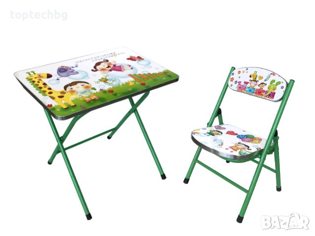 Сгъваема детска маса със столче с герои Налични до 3та снимка  !!!, снимка 8 - Мебели за детската стая - 30085417