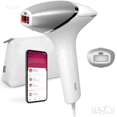 Philips Lumea Series 8000 BRI940/00, Сензор Smartskin, нов с Гаранция