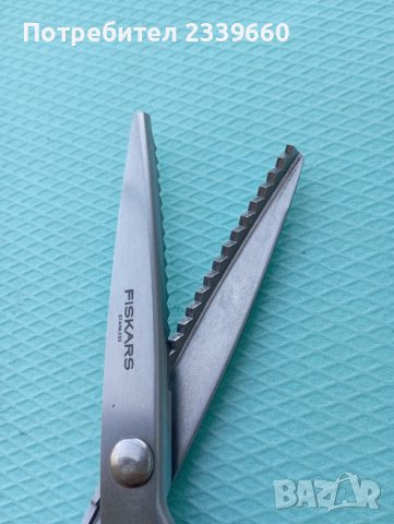 Fiskars Classik ножица с назъбени устриета, снимка 4 - Градински инструменти - 37275535