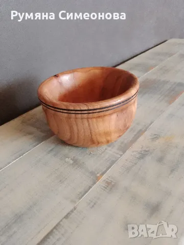 Дървена купичка , снимка 3 - Други - 48212596