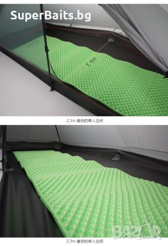 Ултра Лека 4 сезонна Палатка за трекинг или преходи, снимка 10 - Палатки - 50960262