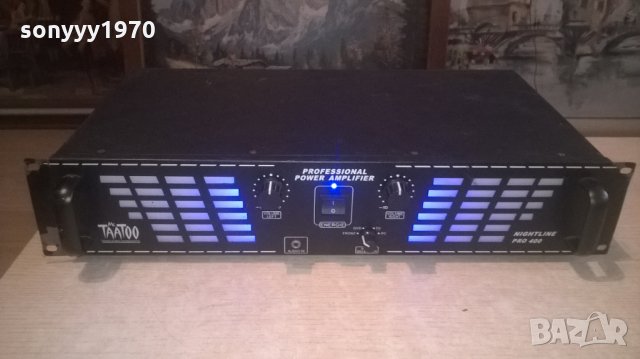 mc TAATOO NIGHTLINE PRO400-GERMANY-ВНОС ХОЛАНДИЯ, снимка 5 - Ресийвъри, усилватели, смесителни пултове - 27786954