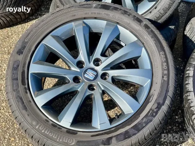 5х112 17 Джанти Seat Alhambra VW Passat Golf Caddy Skoda Kodiaq Superb Octavia Audi A3 A4 A6 Q3, снимка 2 - Аксесоари и консумативи - 49471896