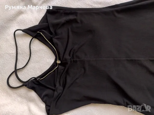 Черна лятна рокличка, снимка 3 - Рокли - 47614808