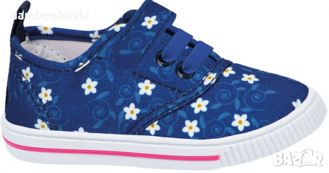 Детски гуменки в т.син цветя 31/35