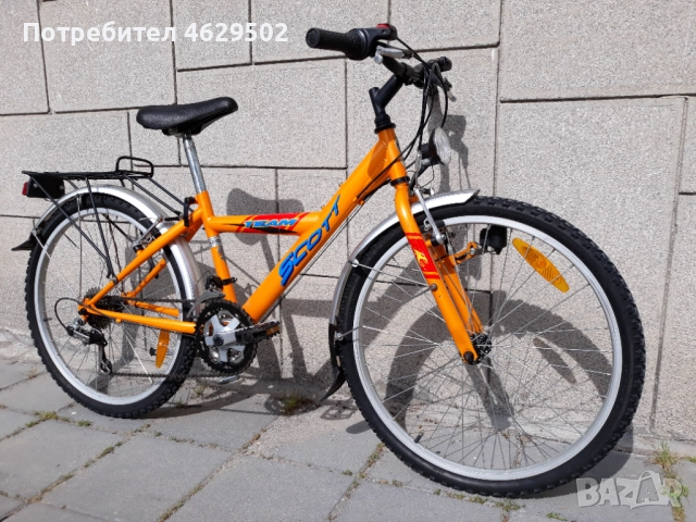 Продавам 24" велосипед Scott Team. Всичко работи, в отлично техническо състояние и външен вид, снимка 10 - Велосипеди - 52249512