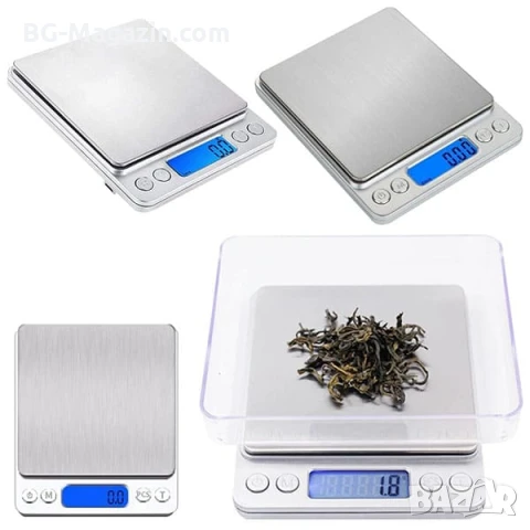 Професионална точна електронна кухненска везна дигитален кантар за кафе храна добавки кухня до 2кг, снимка 8 - Везни - 50921433
