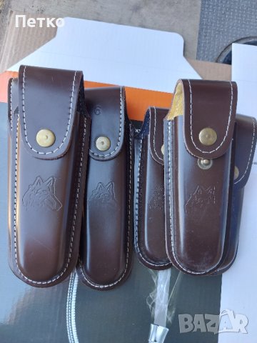 Кожени калъфчета за джобни ножове. , снимка 2 - Ножове - 43022653