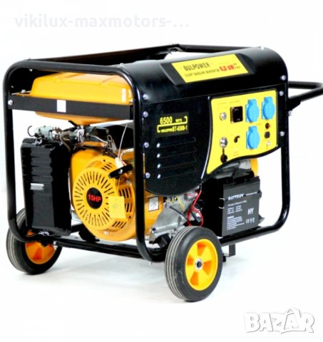 ГЕНЕРАТОР ЗА ТОК 3,5KW С ЕЛ. СТАРТ BP PROFESSIONAL С ВГРАДЕНА АВТОМАТИКА МОНОФАЗЕН БЕНЗИН , снимка 8 - Генератори - 43156504