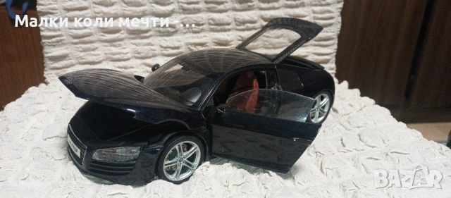 Метална кола Audi R8 ,1:18 , Kyosho, снимка 4 - Колекции - 53290315
