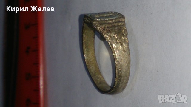 Уникален стар пръстен сачан - 60191, снимка 3 - Други - 28993874