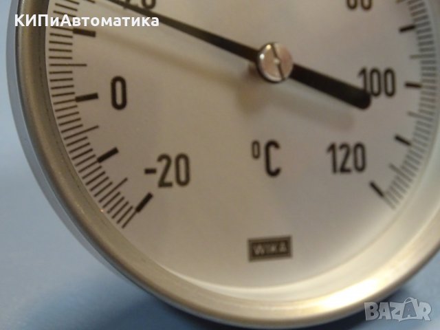 биметален термометър Wika thermometer ф100mm, -10/+150°C, -20/+120°C, L-30mm, снимка 7 - Резервни части за машини - 35180721