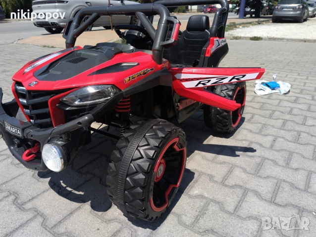 SAFARI двуместен акумулаторен джип JAKARTA 4x4 червен