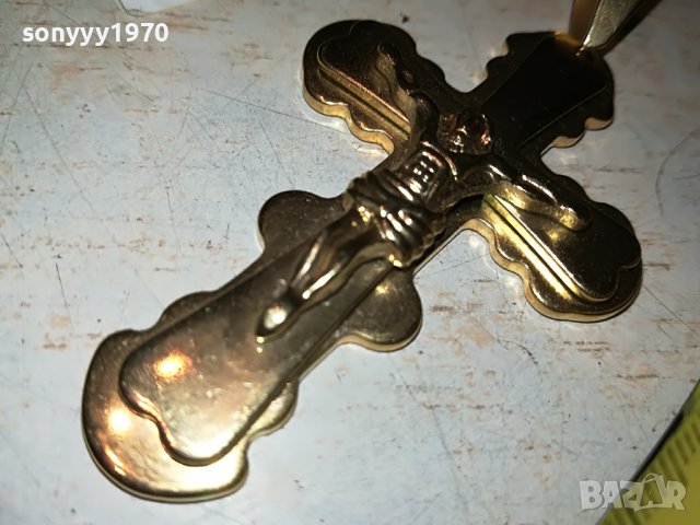 ЗЛАТЕН КРЪСТ С ХРИСТОС 2809221810, снимка 2 - Колекции - 38150049