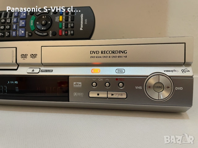 Panasonic DMR-ES30VEBS VHS-DVD recorder, снимка 4 - Плейъри, домашно кино, прожектори - 53348073