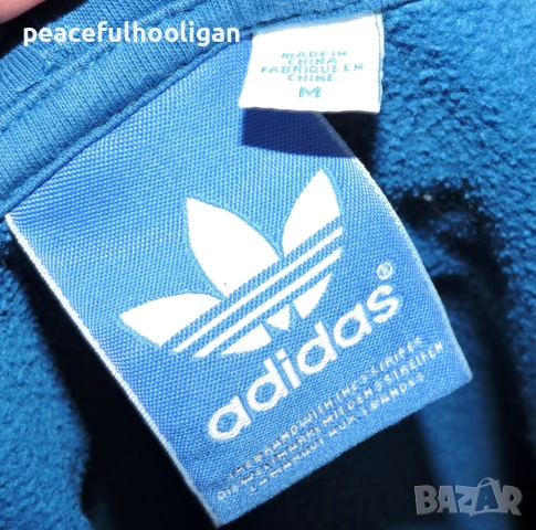 Adidas Originals мъжки син суичър с качулка размер M/L като ново, снимка 17 - Суичъри - 53393093