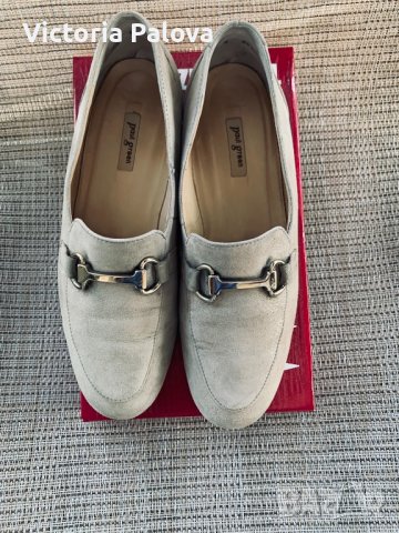 Удобни леко златисти обувки-лоуфъри PAUL GREEN, снимка 4 - Дамски ежедневни обувки - 36865563