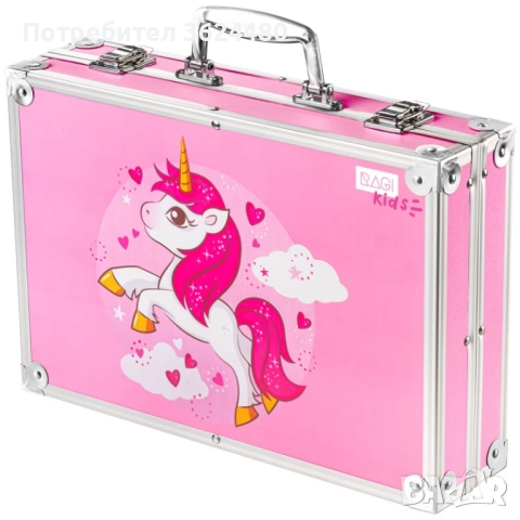 Розово Куфарче за Рисуване 145 Части 4723, снимка 2 - Рисуване и оцветяване - 52553190