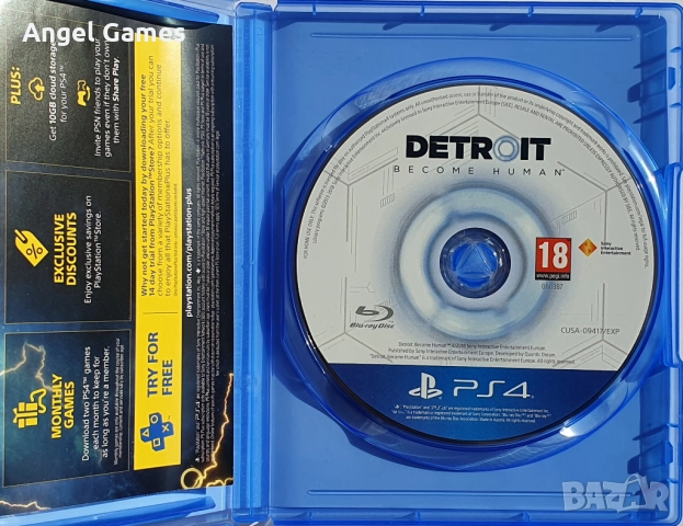 Detroit Become Human PS4 Playstation 4 Плейстейшън 5 PS5 PS диск игра, снимка 3 - Игри за PlayStation - 52854603