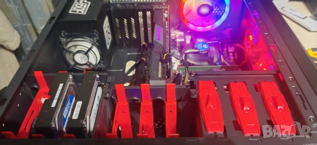 Продавам Геймърско PC I5 10400F/16Gb/256Gb SSD+1.25Tb HDD/Gigabyte Trio 1660 Super, снимка 10 - Геймърски - 53598493