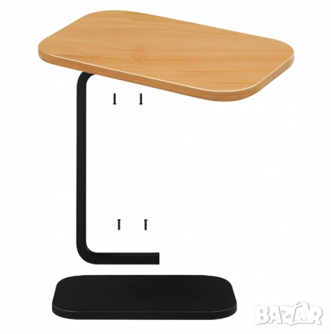 Многофункционална C-образна масичка за кафе, за хол и спалня, снимка 5 - Маси - 52927449